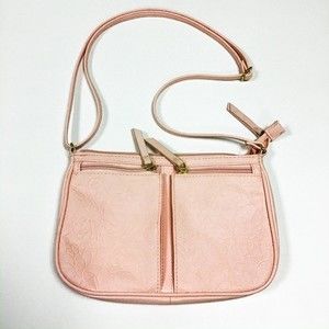 Pink Flower Shoulder Bag